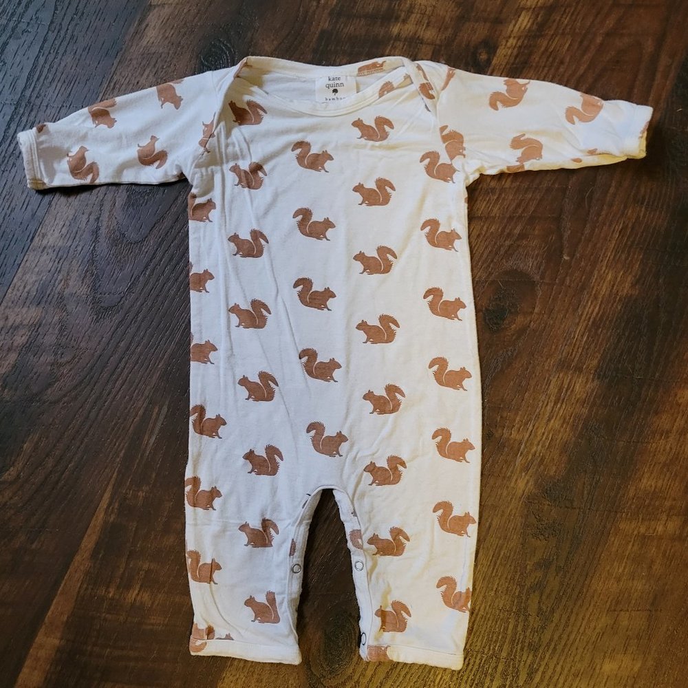 Kate Quinn Bamboo Squirrel Onesie